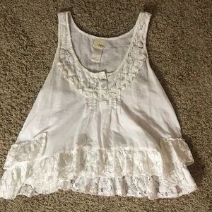 Cream Lacey Blouse